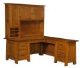 Freemont Mission Corner Desk Hutch